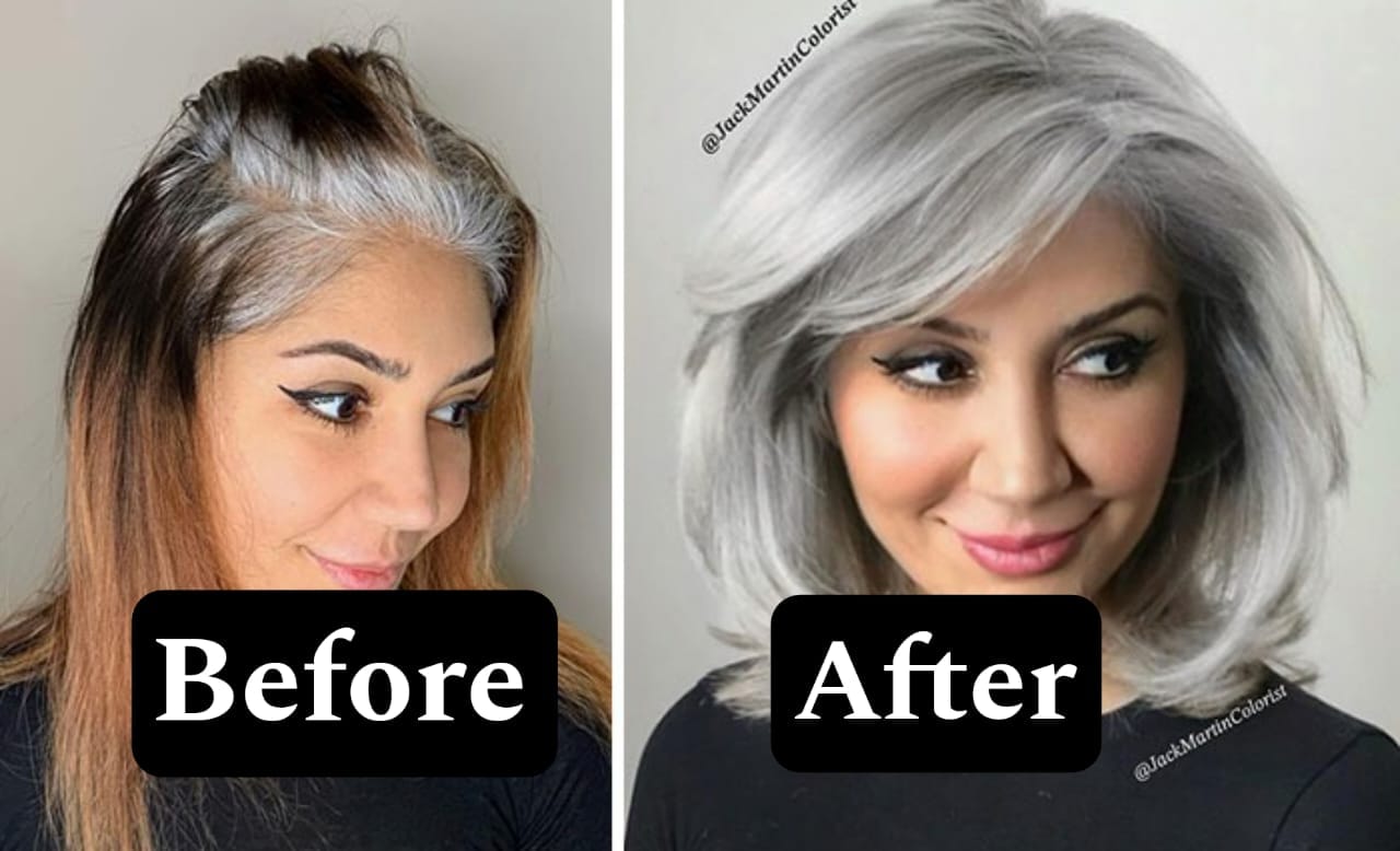 10 Stunning Gray Hair Transformations by Celebrity Colorist Jack Martin (New Photos)